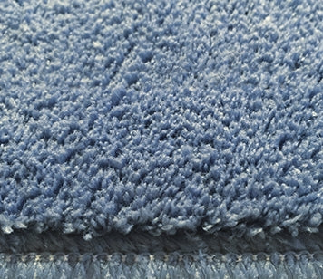 EACH 18" BLUE CUT-PILE Microfiber Hook and Loop Wet/Dry Mopping Pad
