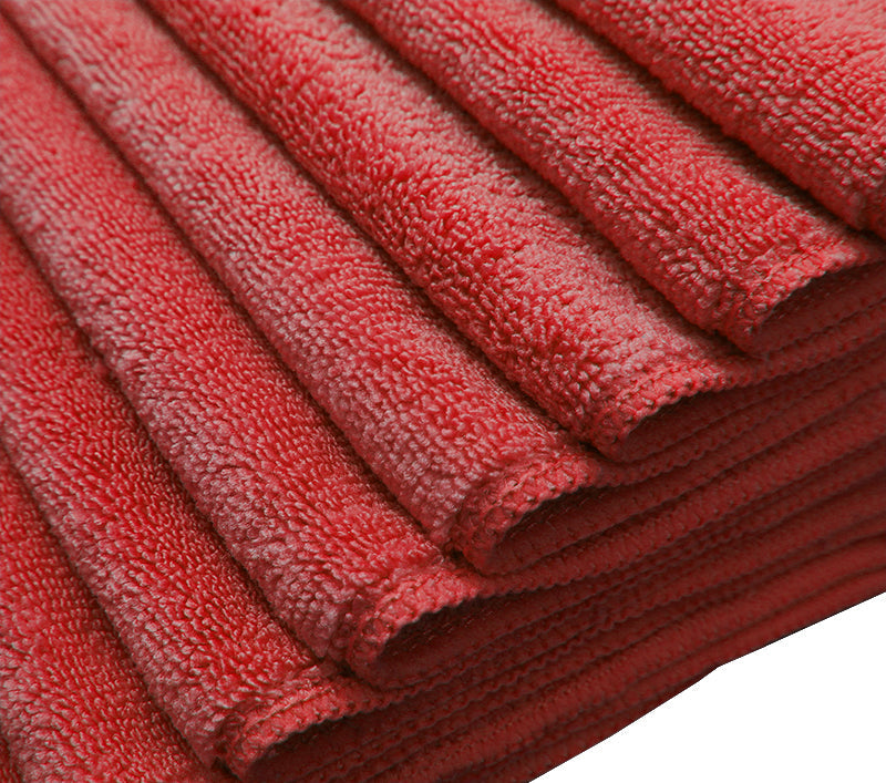 Paños de limpieza de microfibra al por mayor - Terry 16" X 16" - Calidad profesional 300 g/m²