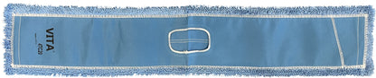 Industrial Microfiber Closed Loop Dust Mop Blue 24 Inch - Each