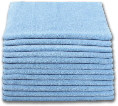 Microfiber Cloths | 12"x12" Blue | Dozen