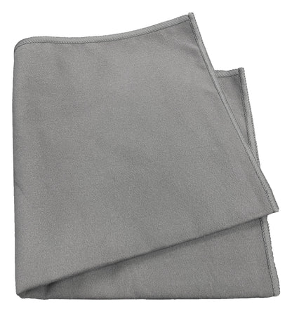 Wholesale Microfiber Suede Cloths - 16" x 16" - Gray