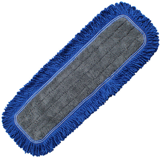 Wholesale Microfiber Hook and Loop Dust Mop with Fringe Yarn