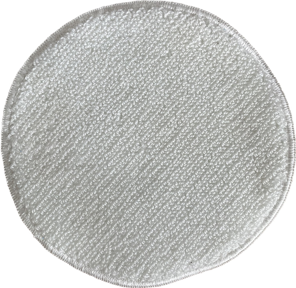 17" Nylon White Carpet Bonnet