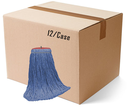 Wholesale Blue Blend Cut-End Wet Mop