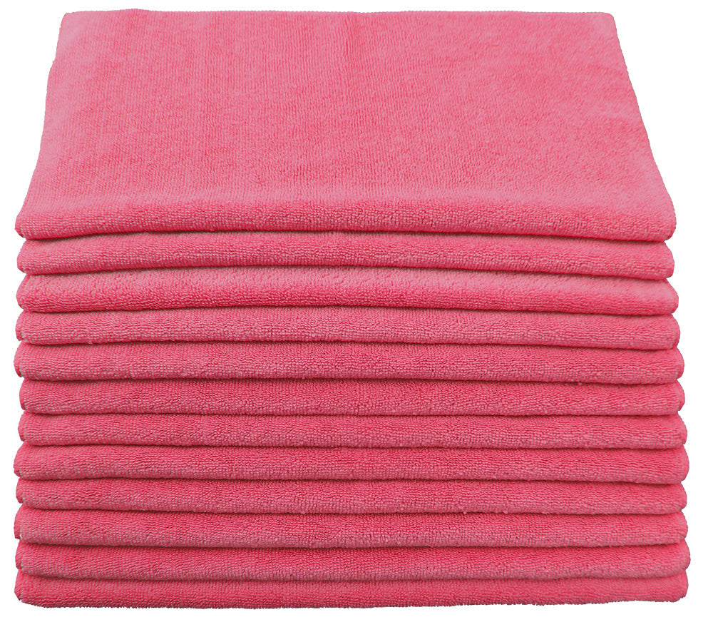 Wholesale Microfiber Cleaning Cloths - Terry 16" X 16" - Professional Quality 300gsm