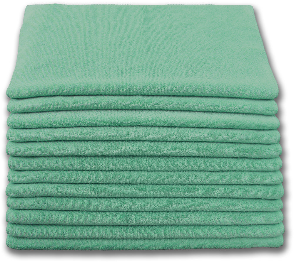 Wholesale Microfiber Cleaning Cloths - Terry 16" X 16" - Standard Quality 200gsm