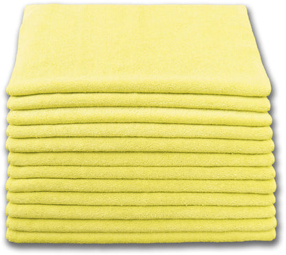 Wholesale Microfiber Cleaning Cloths - Terry 16" X 16" - Standard Quality 200gsm