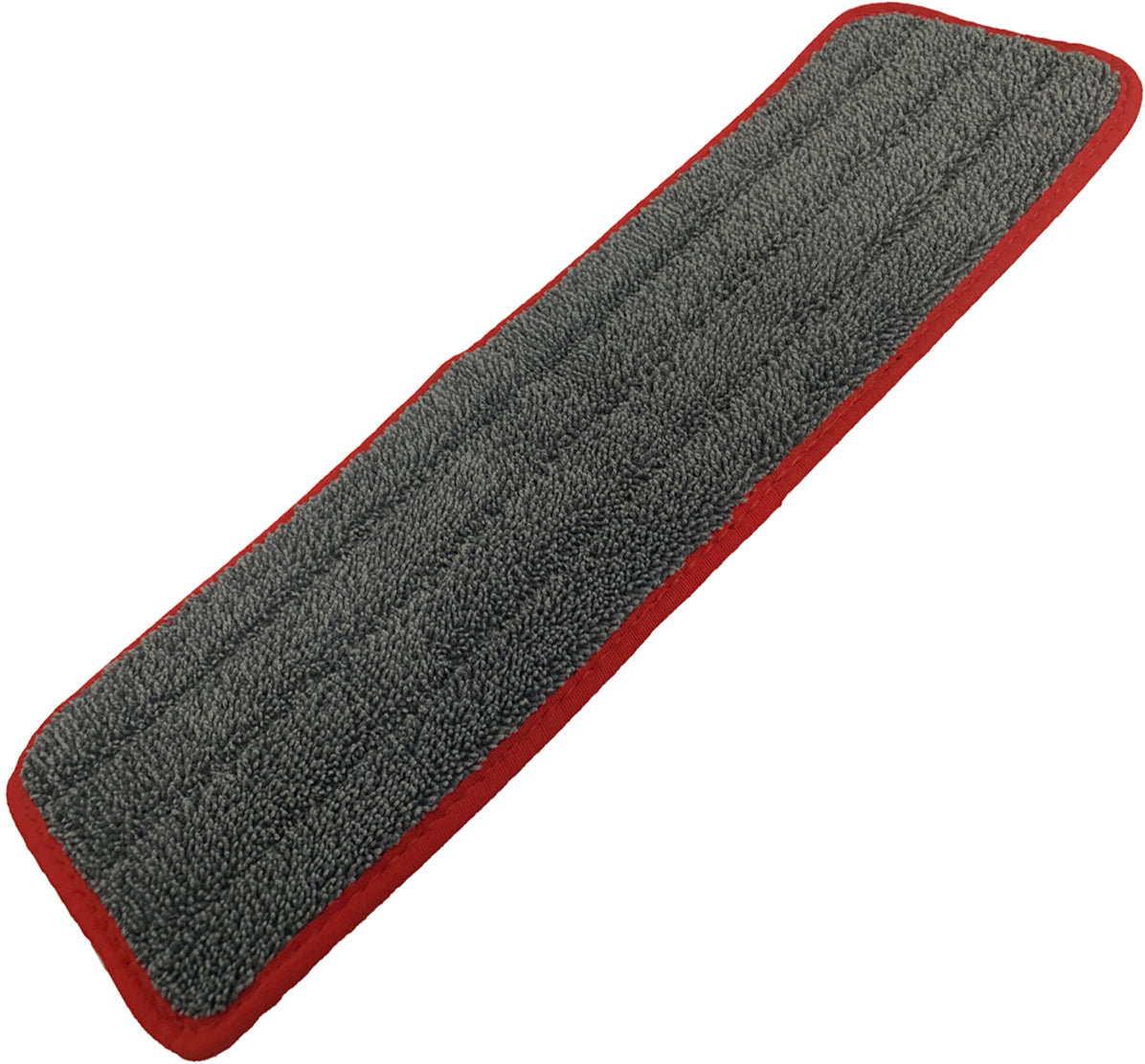 Wholesale True 18" Microfiber Finish Pad - Gray with Red Binding